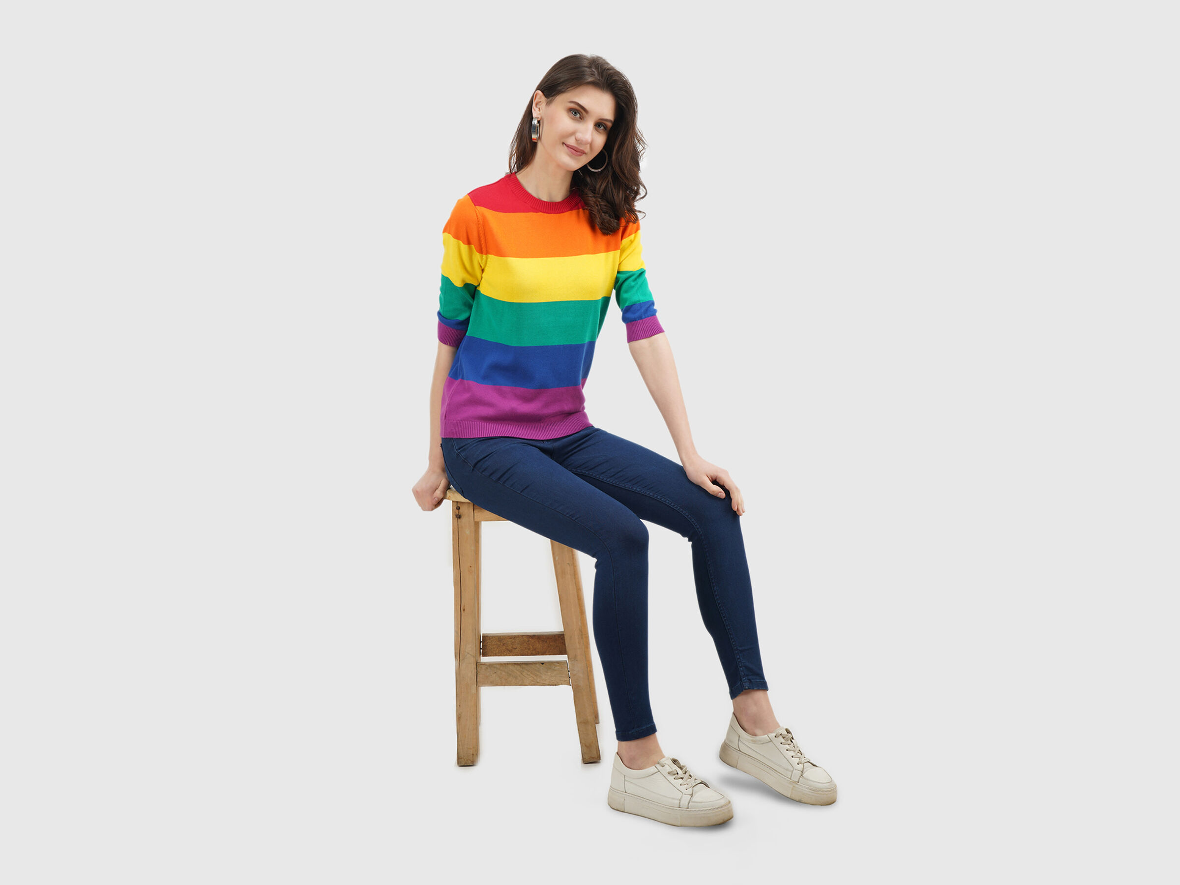 Rainbow Stripe Tricot image number 4